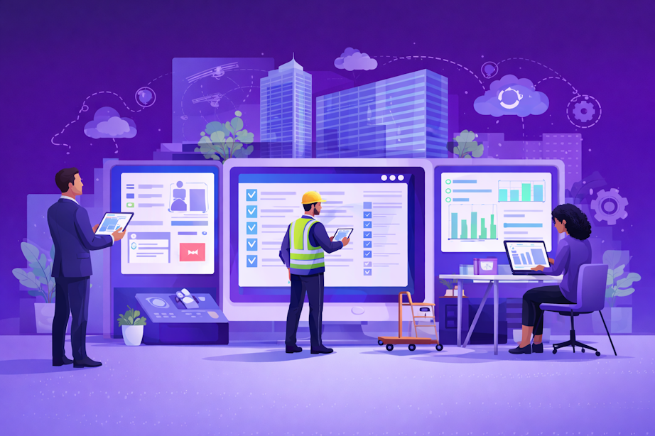 Programvare og systemutvikling for eiendom, drift og håndverksbedrifter