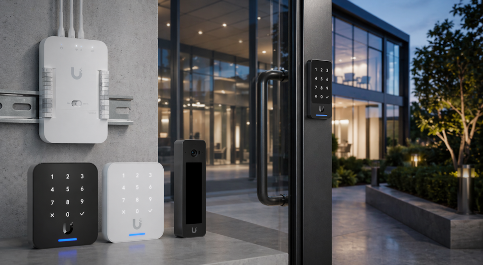 Unifi adgangskontroll for næringsbygg