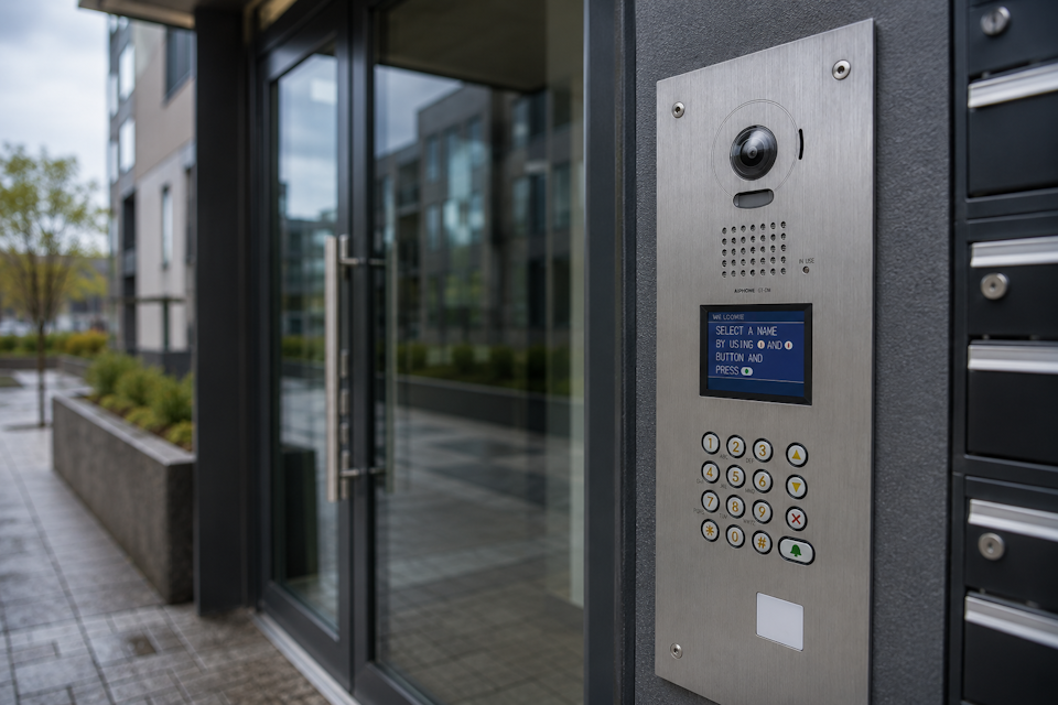 Porttelefoni for borettslag, sameier og næringsbygg – IP-basert og tradisjonell 2-wire