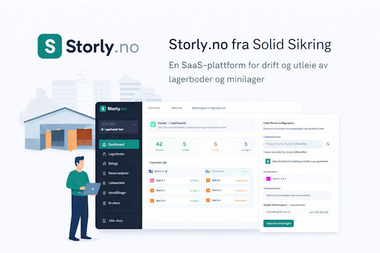 Storly - forenklet administrasjon av lagerhotell løsninger
