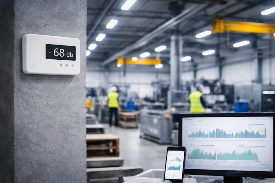 Støymåling med IoT-sensorer – kontinuerlig overvåking og dokumentasjon i sanntid