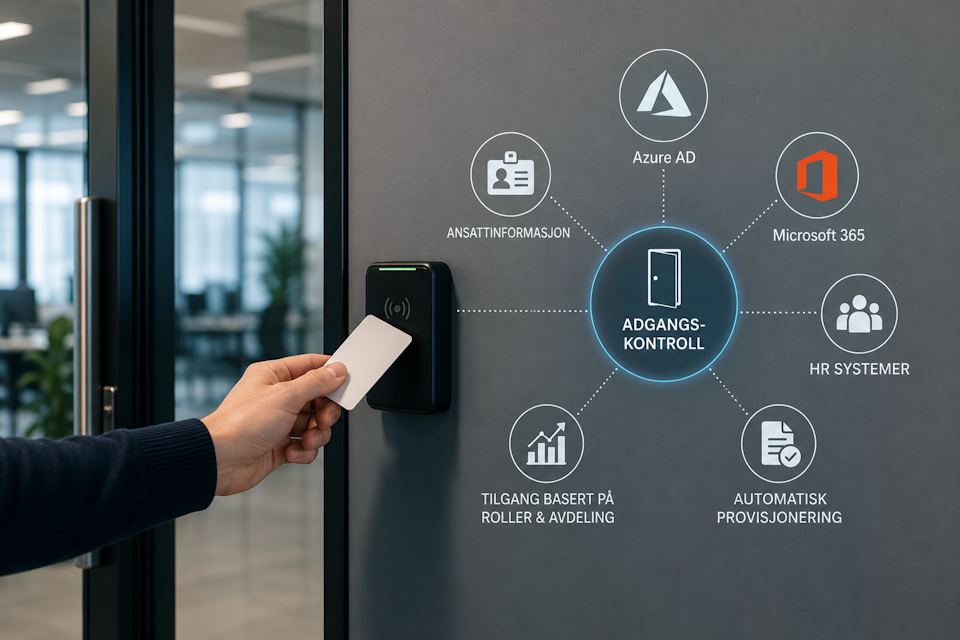 Integrasjon mellom adgangskontroll og HR-system eller Microsoft Entra ID
