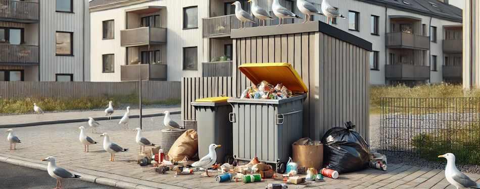 Tiltak mot søppelproblematikk i borettslag i Lørenskog