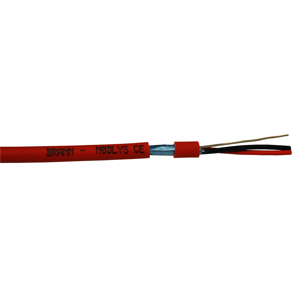 BRANNMELDEKABEL 2X1MM RØD