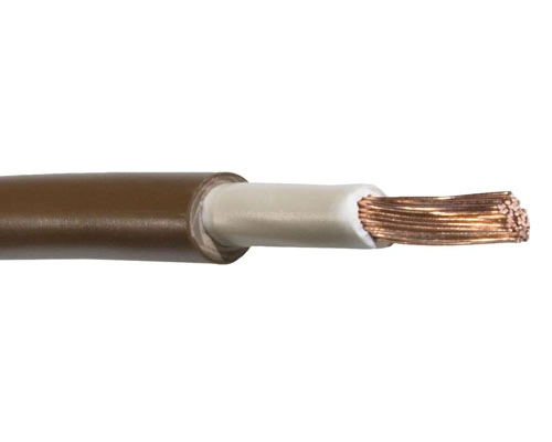 SKK 1X10MM2,50M SPOLE LT BRUN