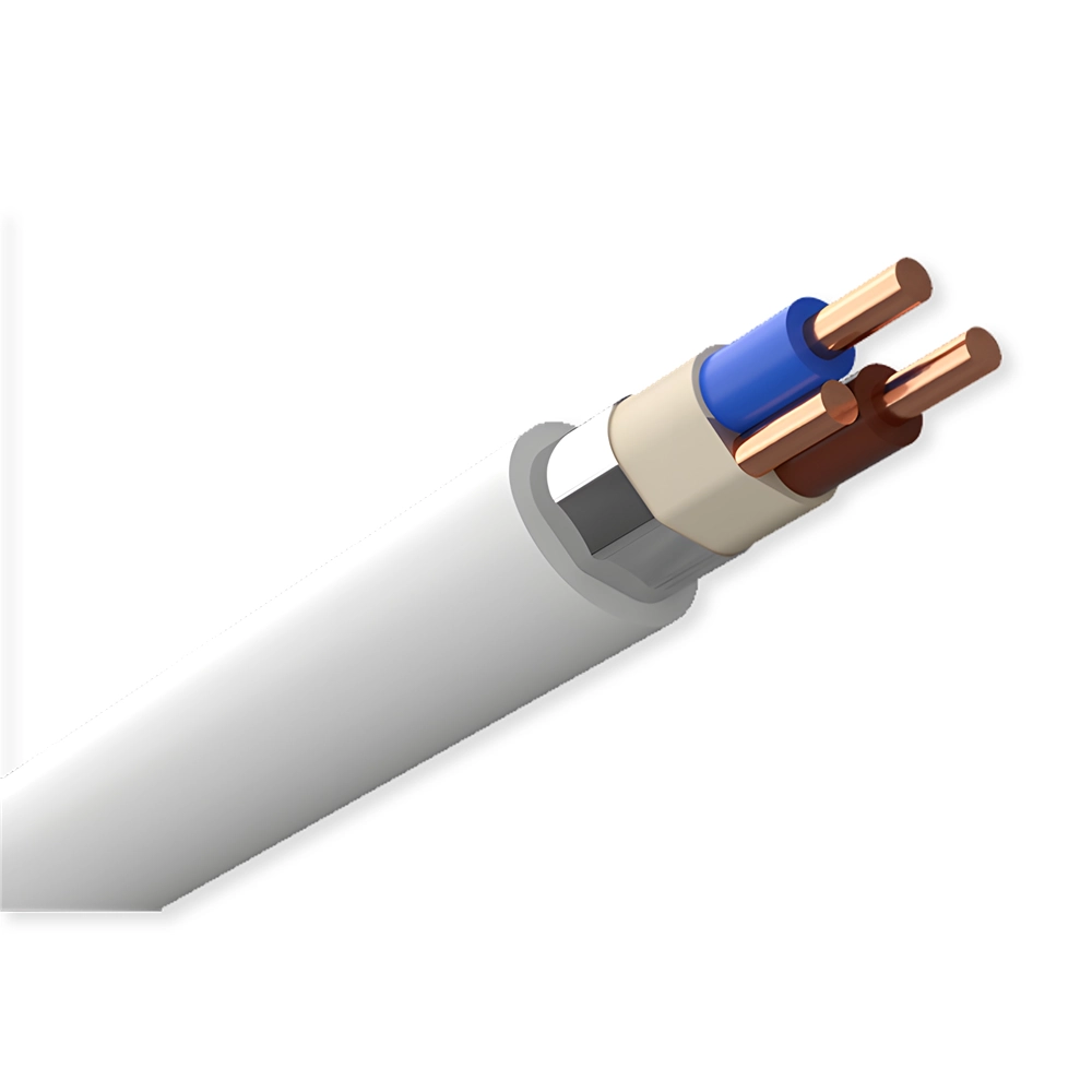 PR 3X2,5/2,5MM ETFLEX HVIT 50M 50M BUNT