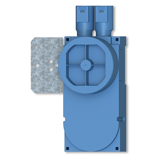 VEGGBOKS UNIVERSAL STOR 24MM M/STÅLSTENDERFESTE