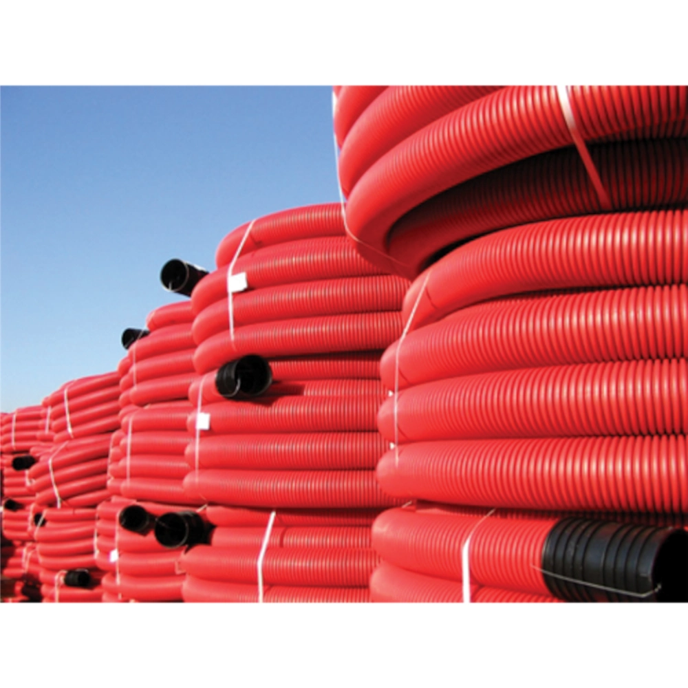 K-RØR 110MM RØD 50M RULL M/TREKKETRÅD