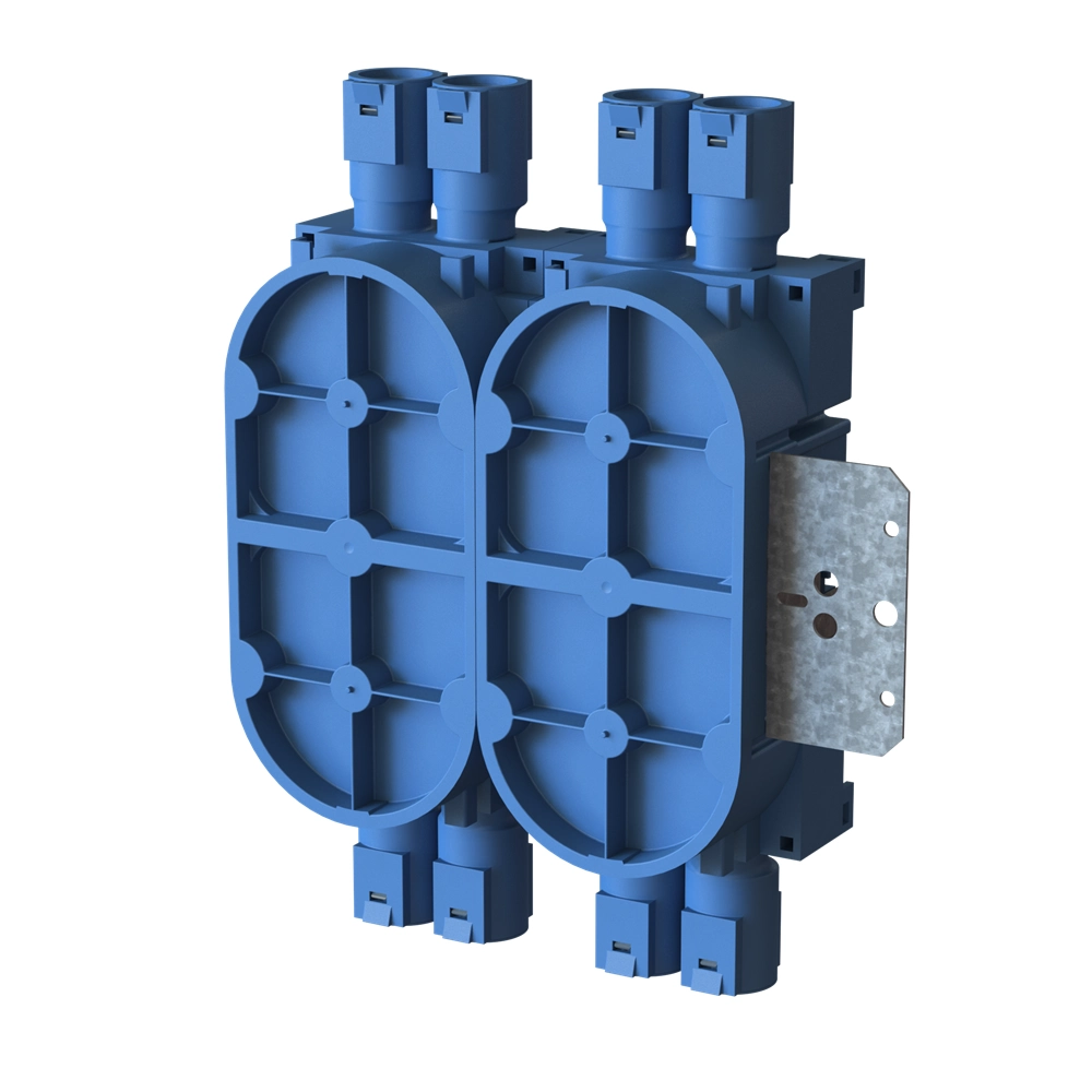 VEGGBOKS 2x2 12MM M/STÅLSTENDERFESTE 8-LØP