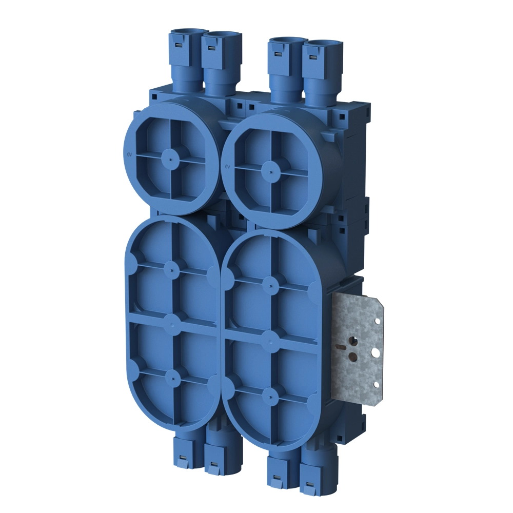 VEGGBOKS 2x3 12MM M/STÅLSTENDERFESTE 8-LØP