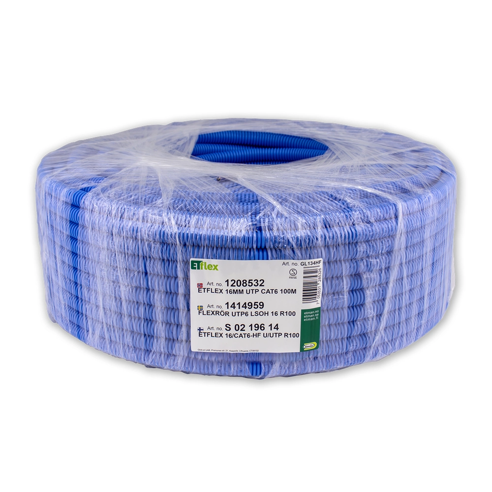 ETFLEX 16MM UTP CAT6 100M BUNT HALOGENFRI
