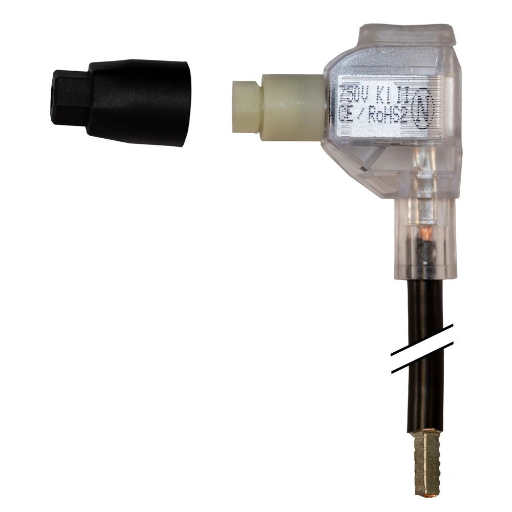 PISK Al25-50/16Cu SORT DBL.ISOLERT 16MM2 345MM