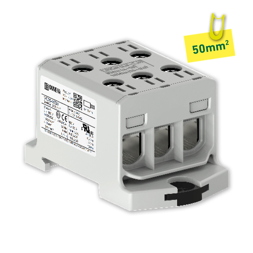 ETLINE KOBLINGSKLEMME GRÅ AL/CU 50MM2 TRIPPEL V2