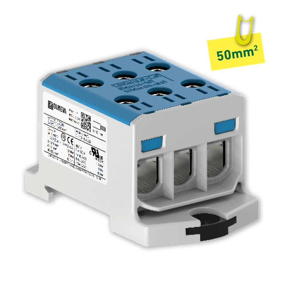 ETLINE KOBLINGSKLEMME BLÅ AL/CU 50MM2 TRIPPEL V2