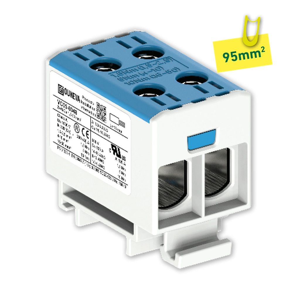 ETLINE KOBLINGSKLEMME BLÅ AL/CU 95MM2 DOBBEL V2