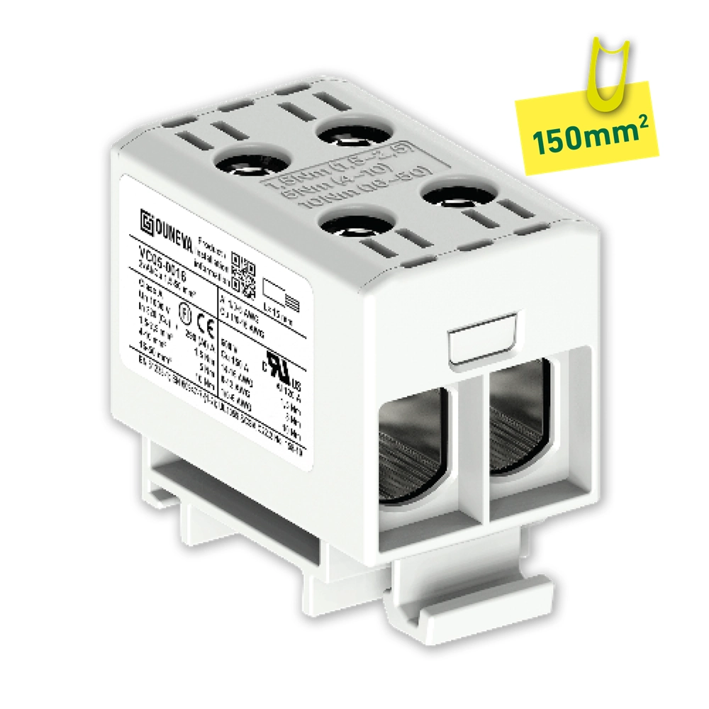 ETLINE KOBLINGSKLEMME GRÅ AL/CU 150MM2 DOBBEL V2