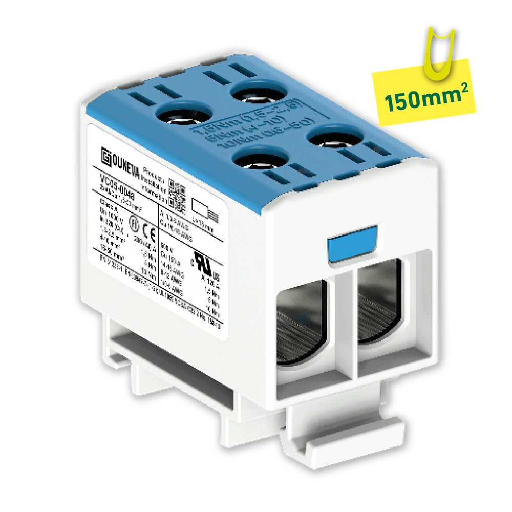 ETLINE KOBLINGSKLEMME BLÅ AL/CU 150MM2 DOBBEL V2