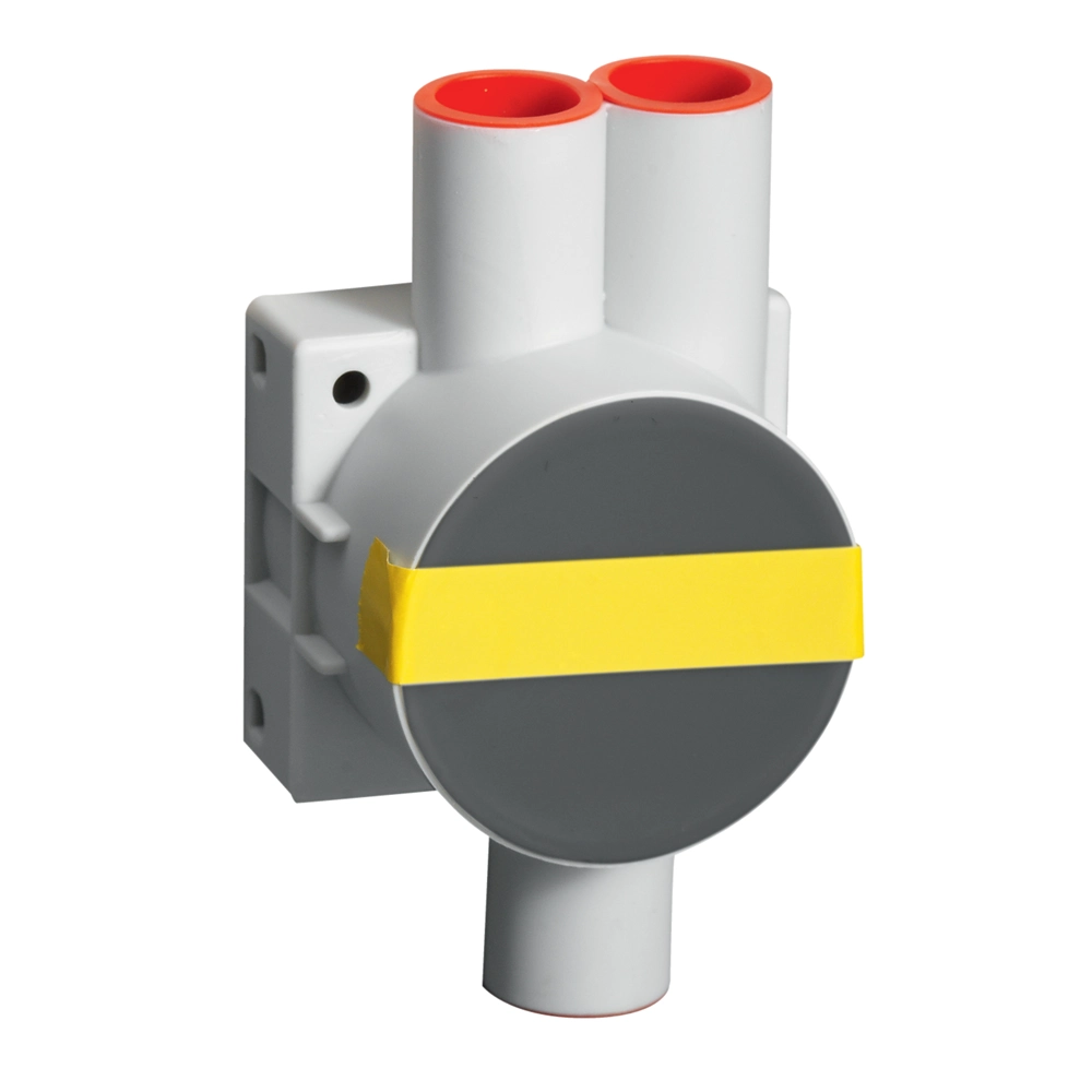 PÅVEGGBOKS PLAST 3LØP