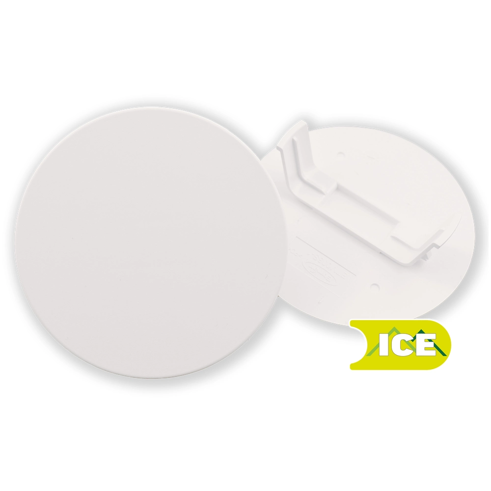 VEGGLOKK SNAP HVIT Ø100 SCALA ICE