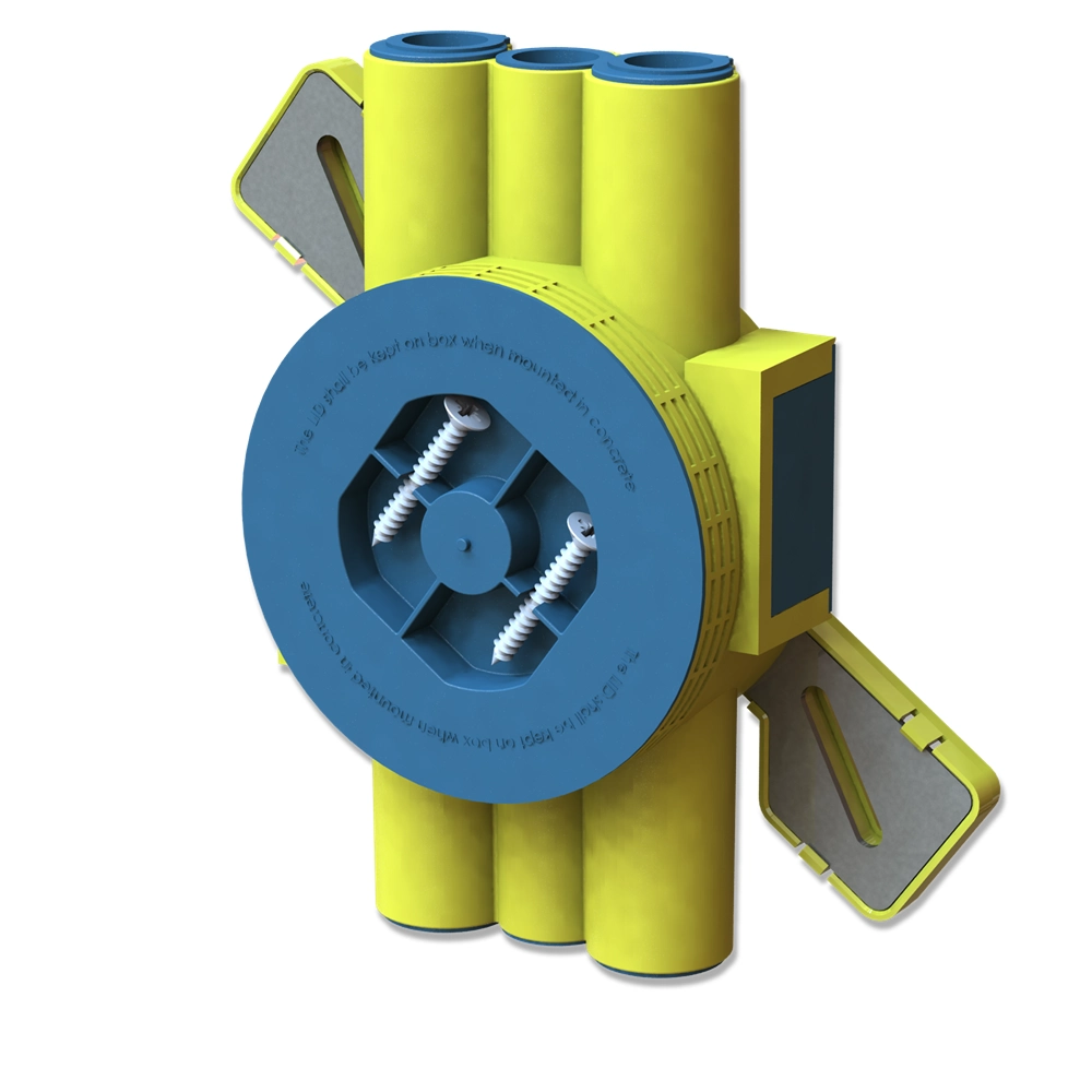 ETBOX TAK 40/46MM 2x16 + 4x20MM RØR