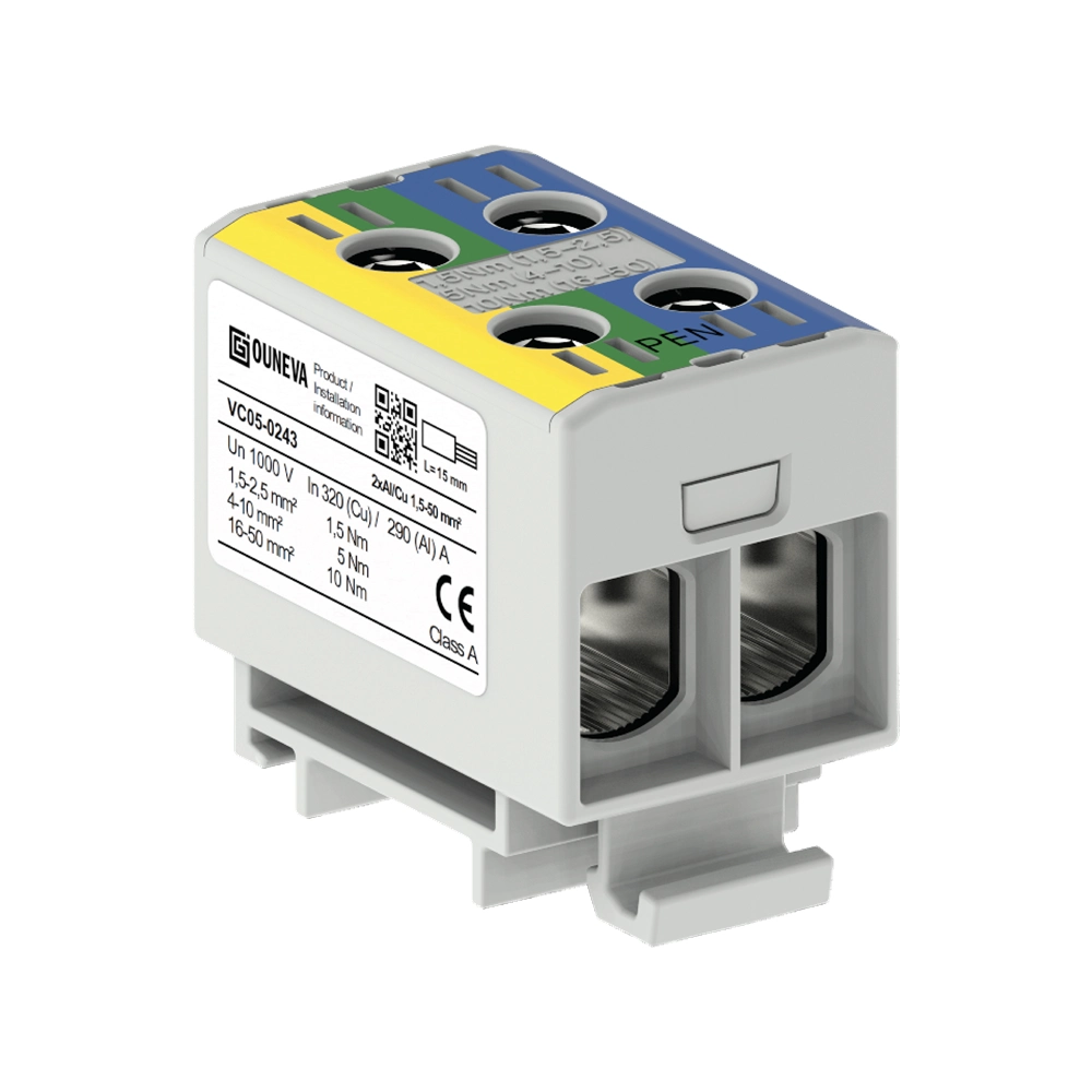 ETLINE KOBLINGSKLEMME PEN AL/CU 50MM2 DOBBEL