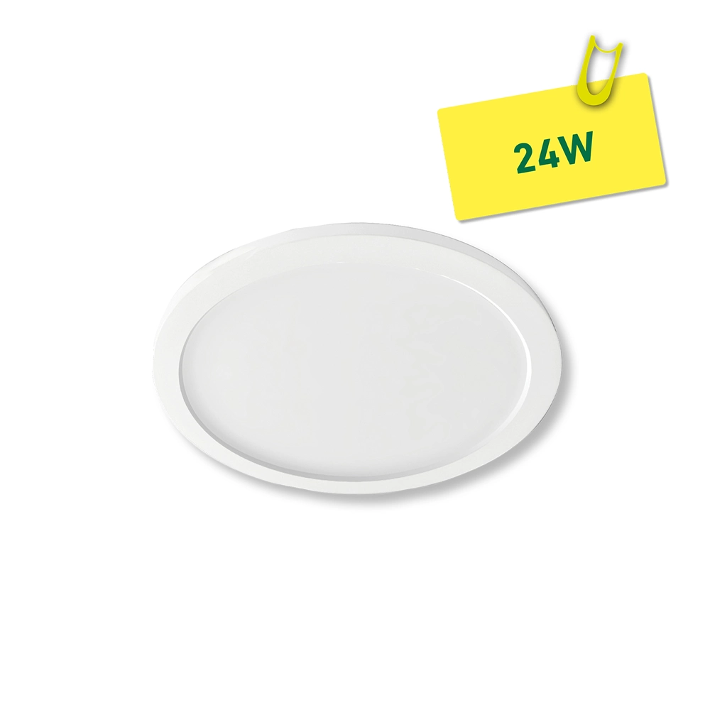ETLED FLAT 24W HVIT 2280LM IP20 Ø=292MM
