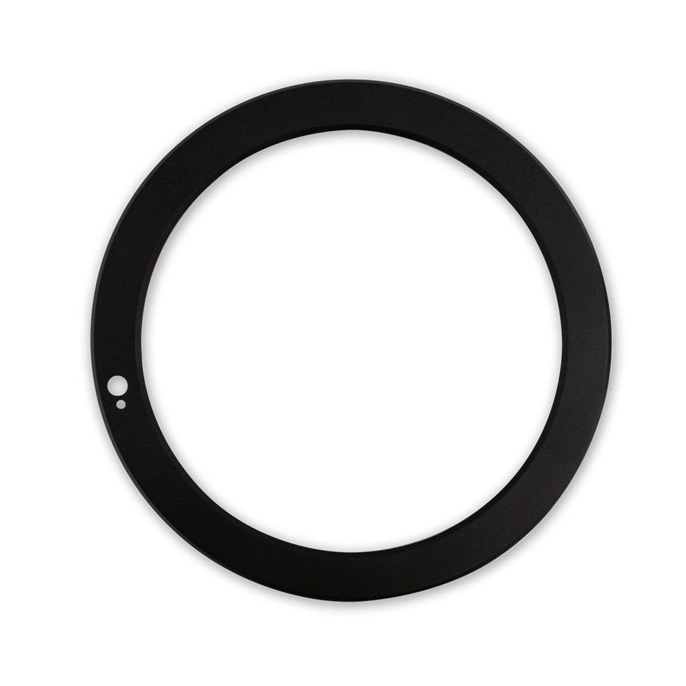 ETLED FLAT PRO DEKORRING SORT M/HULL FOR PIR