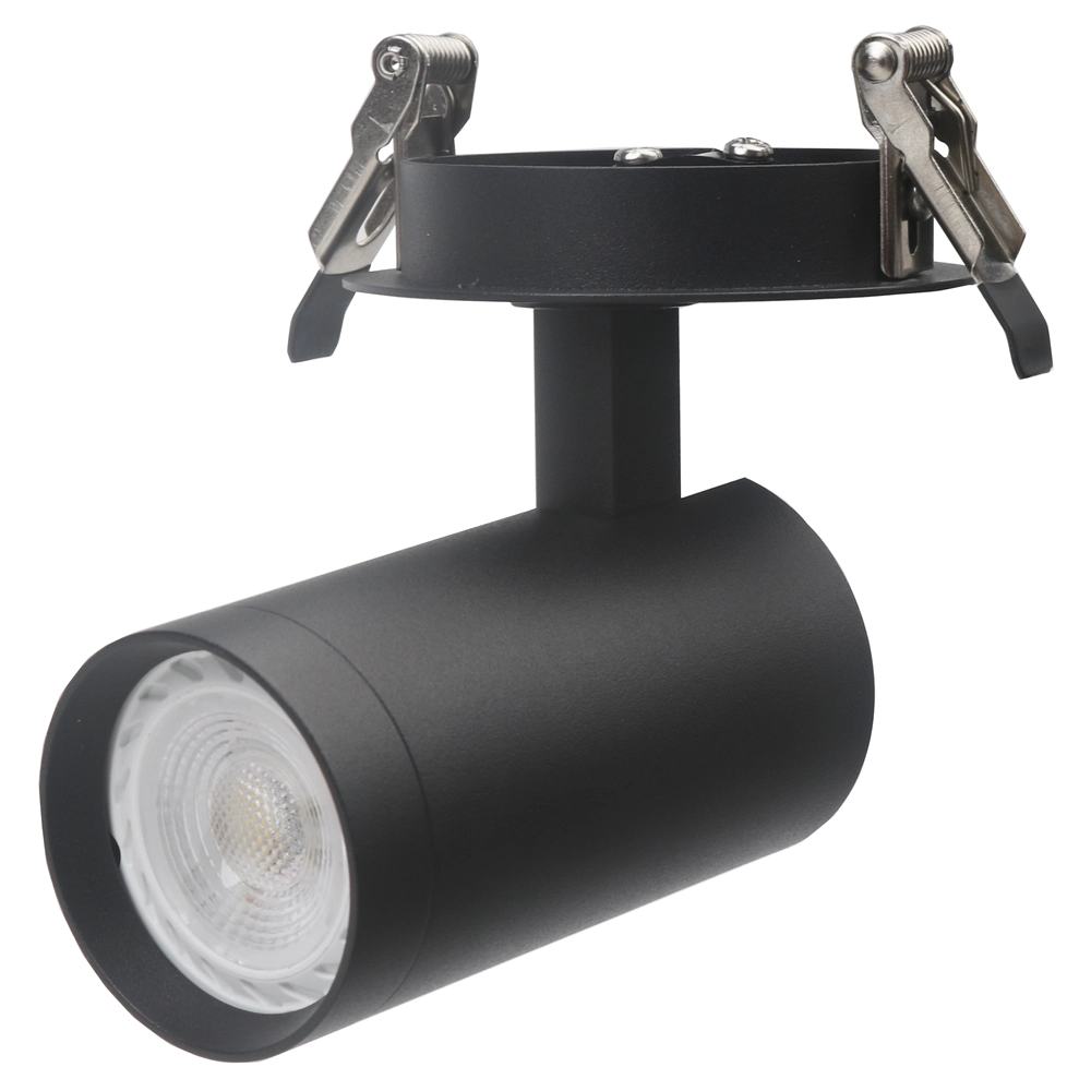 ETLED STAR SPOT GU10 SORT TAKMONTERING MAX 7W LED