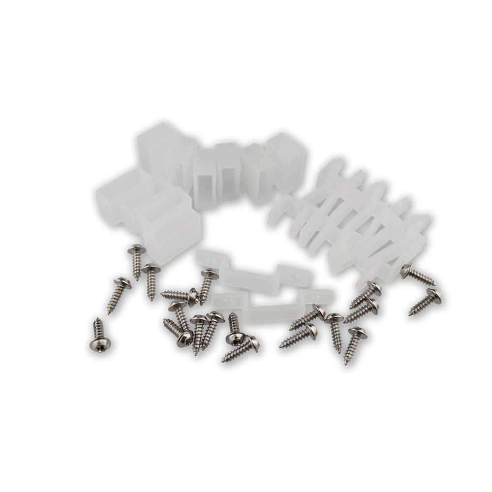 ETLED STRIP IP65 TILBEHØR KIT M/10xENDEKAPPE/KLIPS