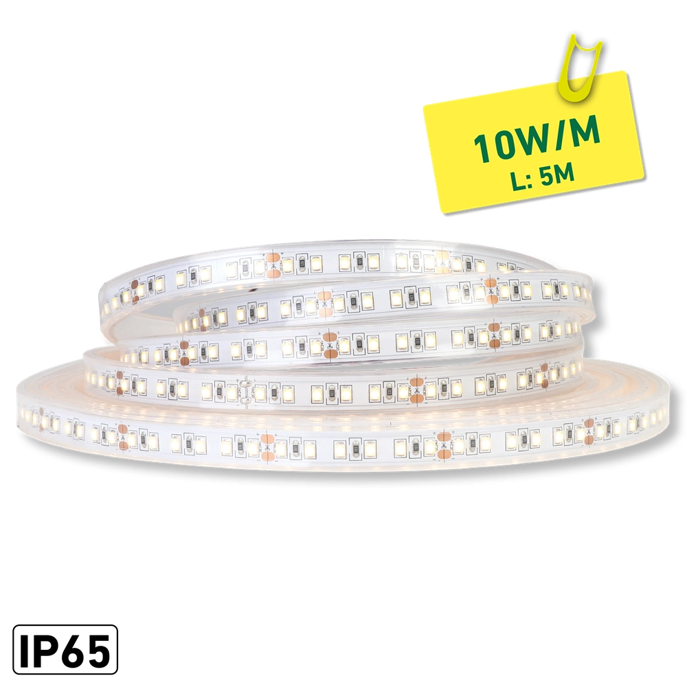 ETLED STRIP 10W IP65 2700K 12MM 24V DC 5M CRI 80 1220LM/M
