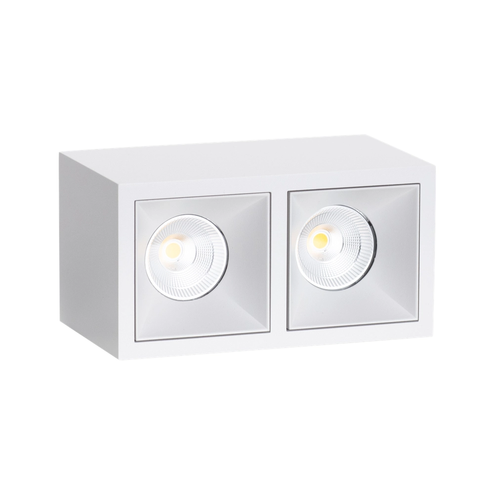 KAPPA RISE DOBBEL 2X8,9W 2700K HVIT 2X975LM 927 48° PHASECUT