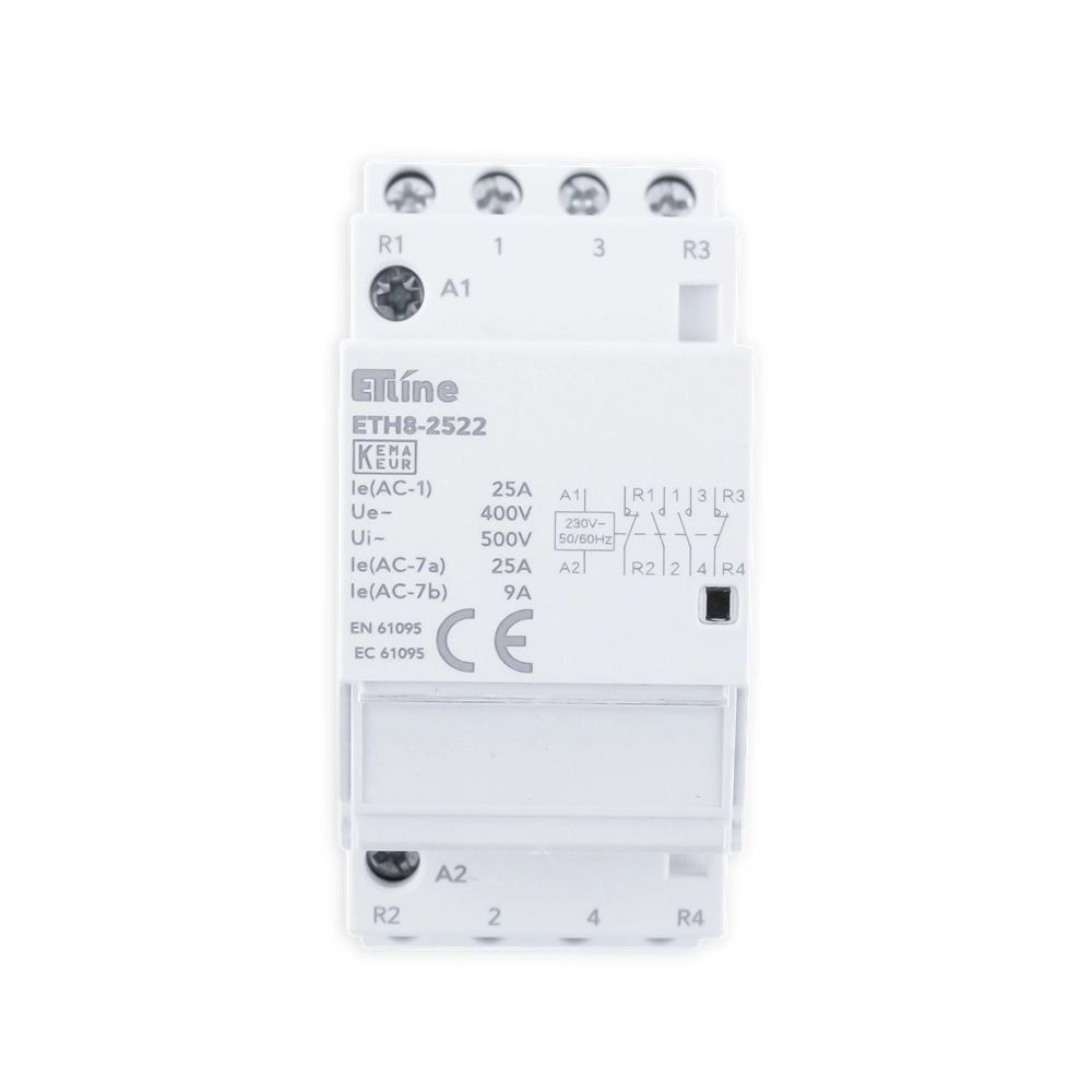 ETLINE MOD.KONTAKTOR 4P 25A 230V 2M 2NO/2NC