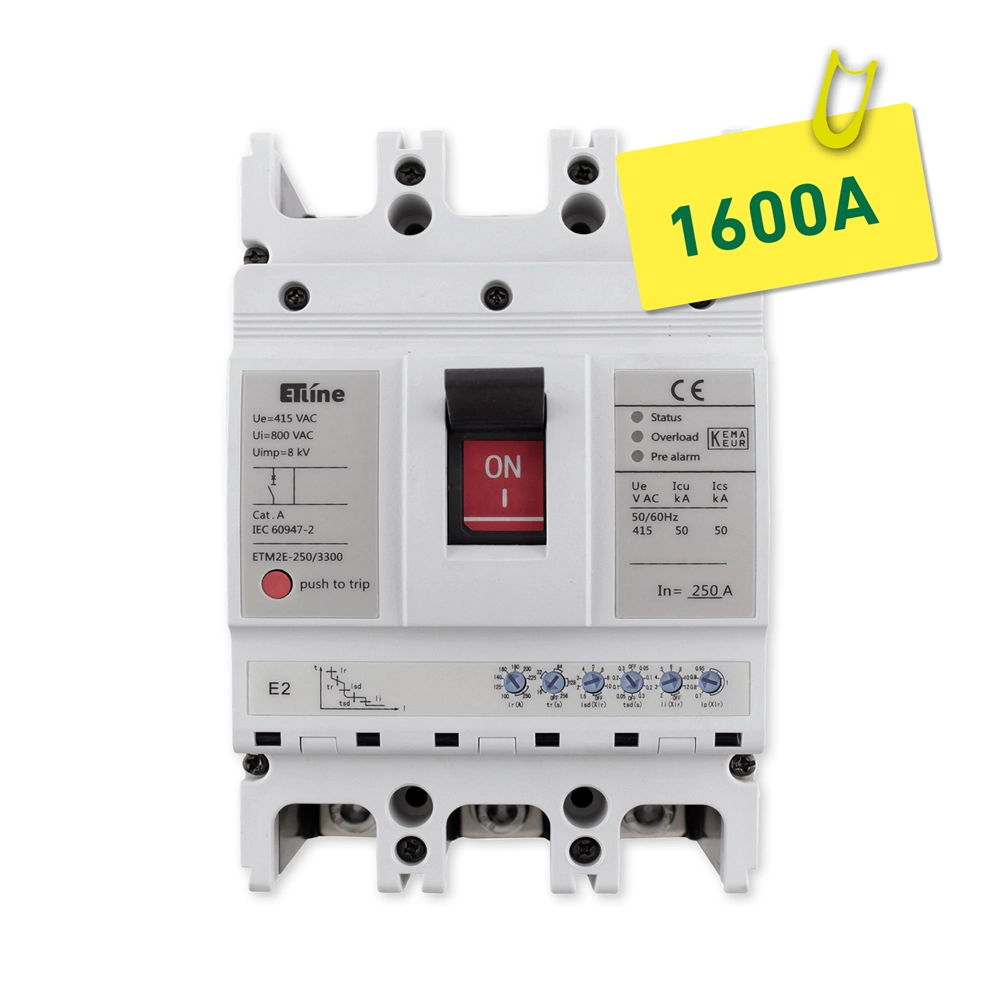 ETLINE EFF.BRYTER 3P 1600/1600 ELEKTRONISK 50KA ETM2E