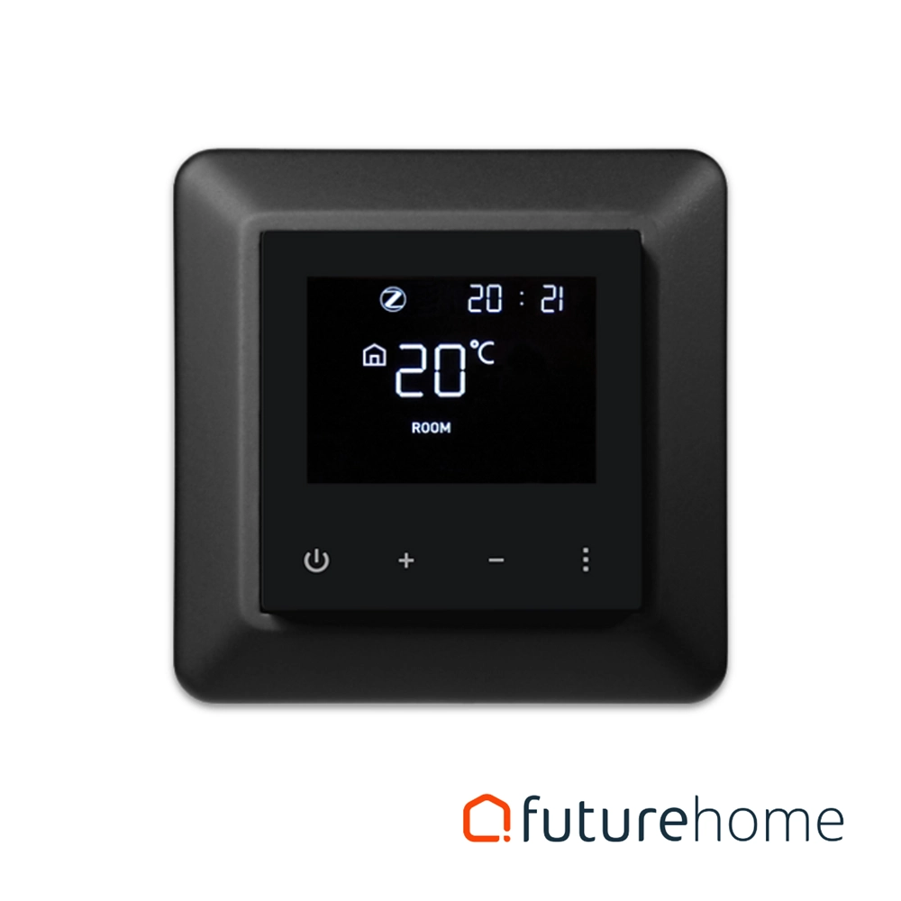 FUTUREHOME SMART TERMOSTAT SORT 16A 10/12/15/47kOhm FØLER
