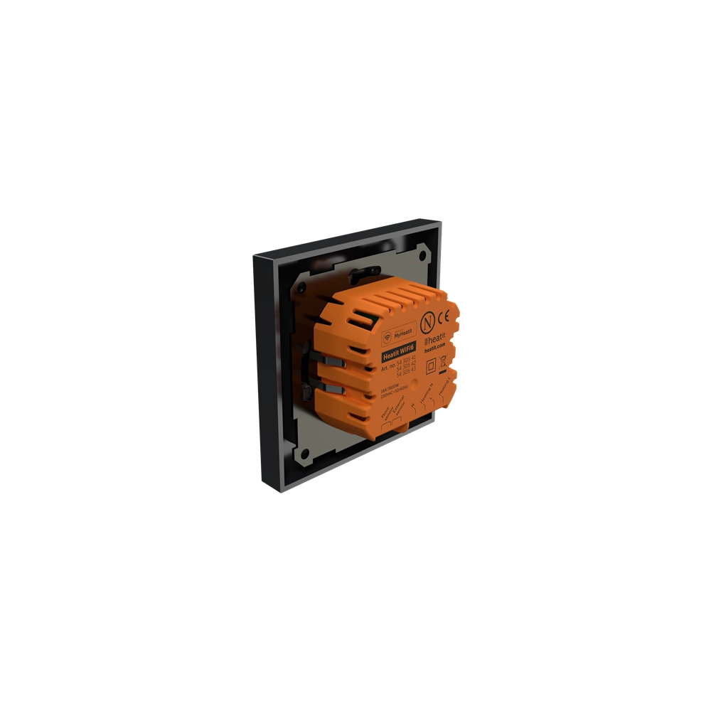 Heatit WiFi6 Sort Thermostat 3 5430543