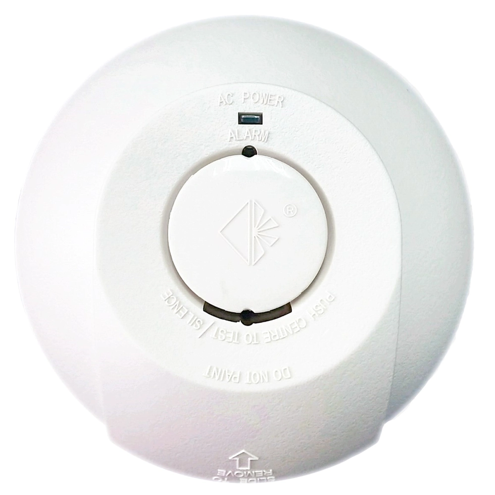 RØYKVARSLER OPTISK 230V HVIT M/BATTERI KUN KABLING MRV2236