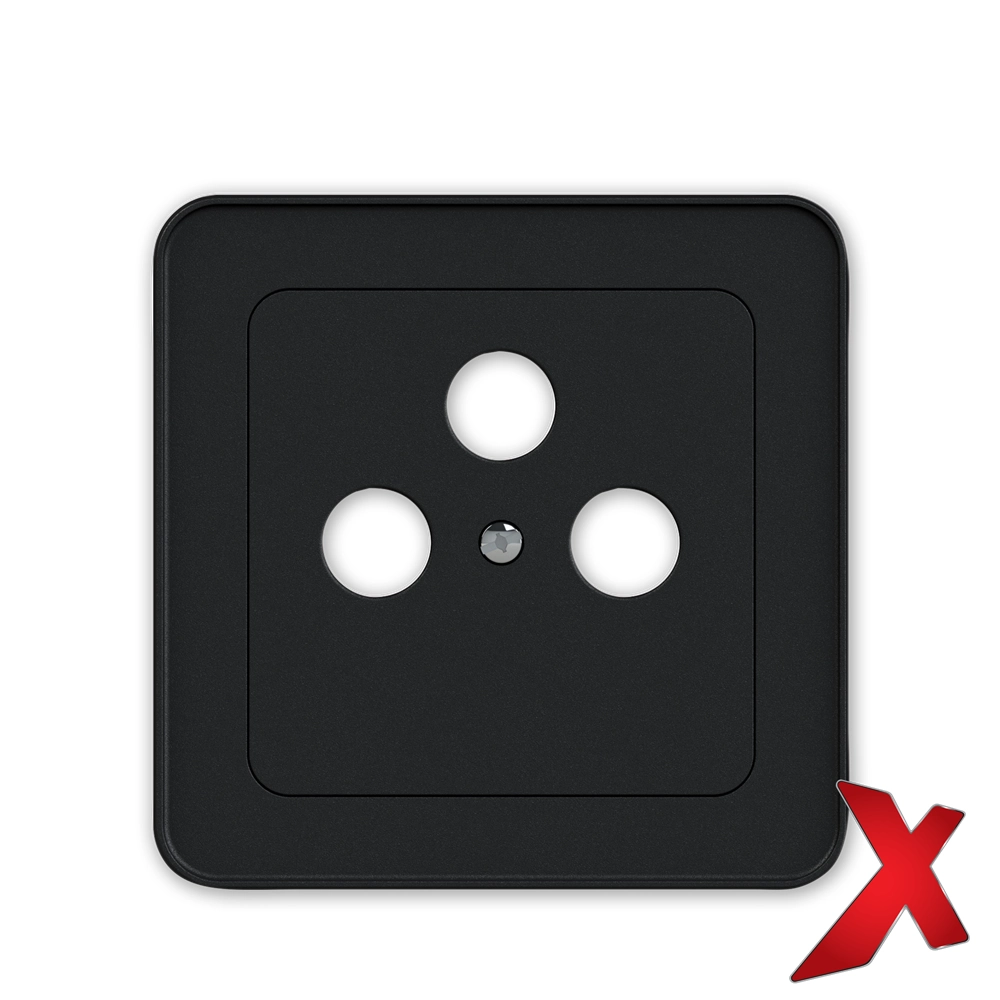 X.ANTENNE DEKSEL INNF SORT RADIO/TV/SATELLITT